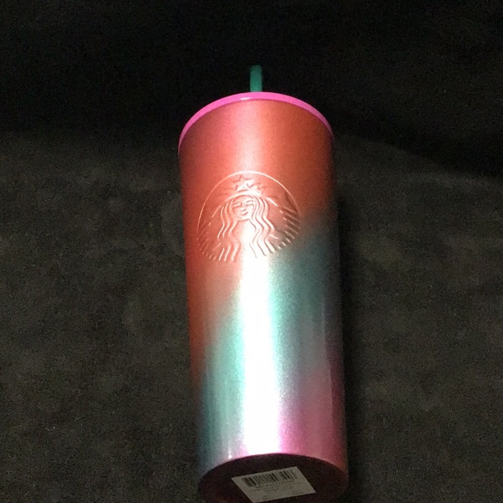 New Starbucks Spring 2022 Tumbler Shimmer Ombré Stainless Steel